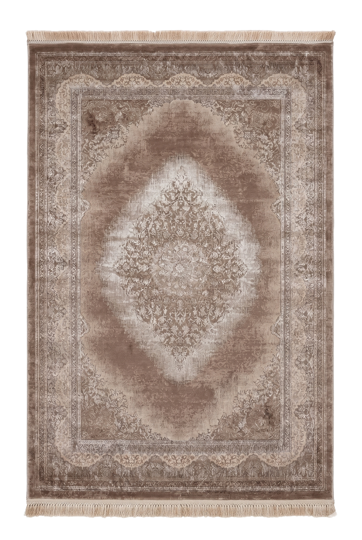 Teppich Kurzflor Moderner Teppich mit Ornament-Muster – Pflegeleicht & Robust – Für Fußbodenheizung geeignet-2