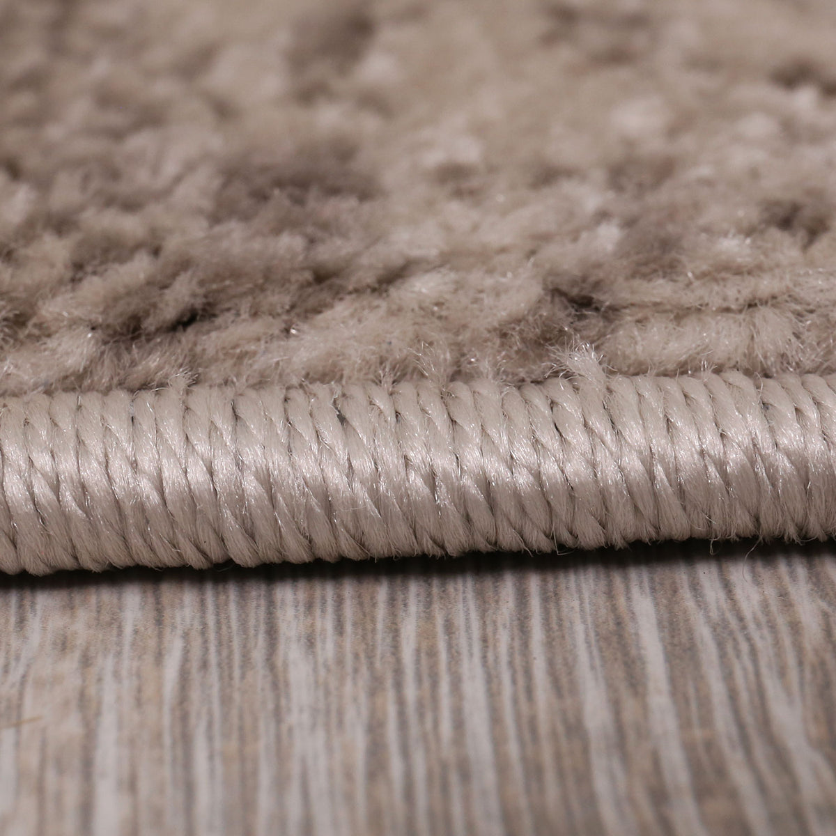 Cordoba6824 Beige Melliert Kurzflor Teppich-2