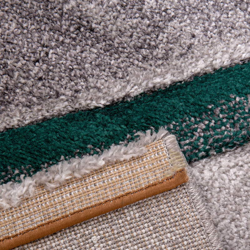 Designer Modern Wave Rug Living Room Interior Design New Green-zoom-