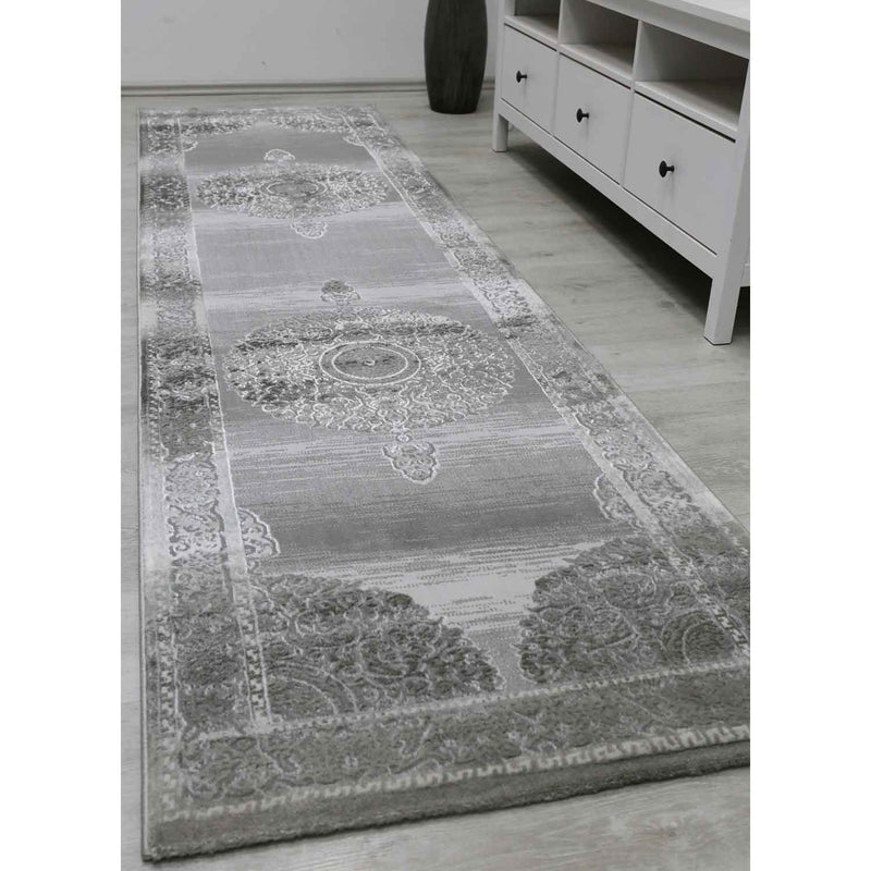 Designer Rug Dubai Grey Elegant Oriental-zoom-