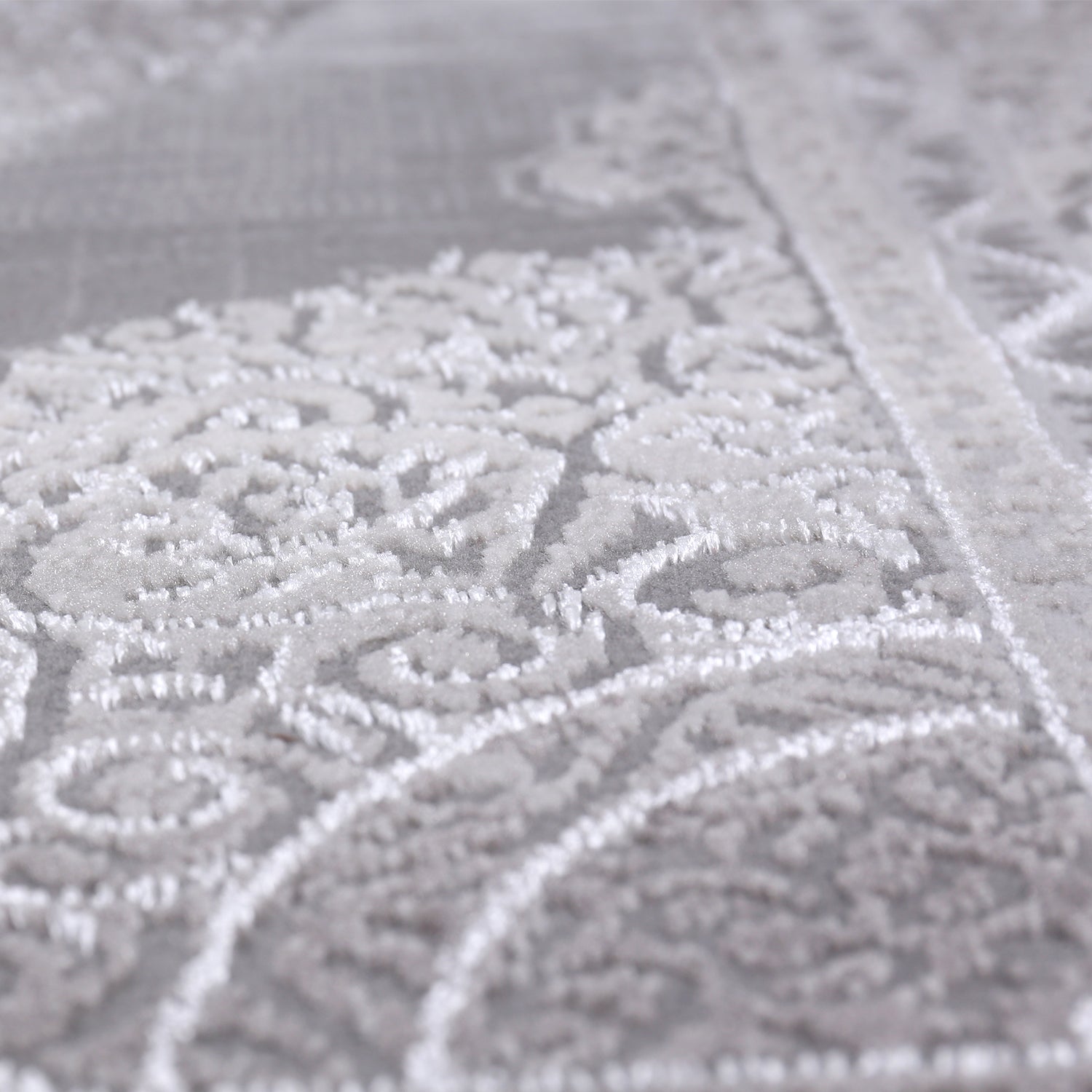 Designer Rug Dubai Grey Elegant Oriental