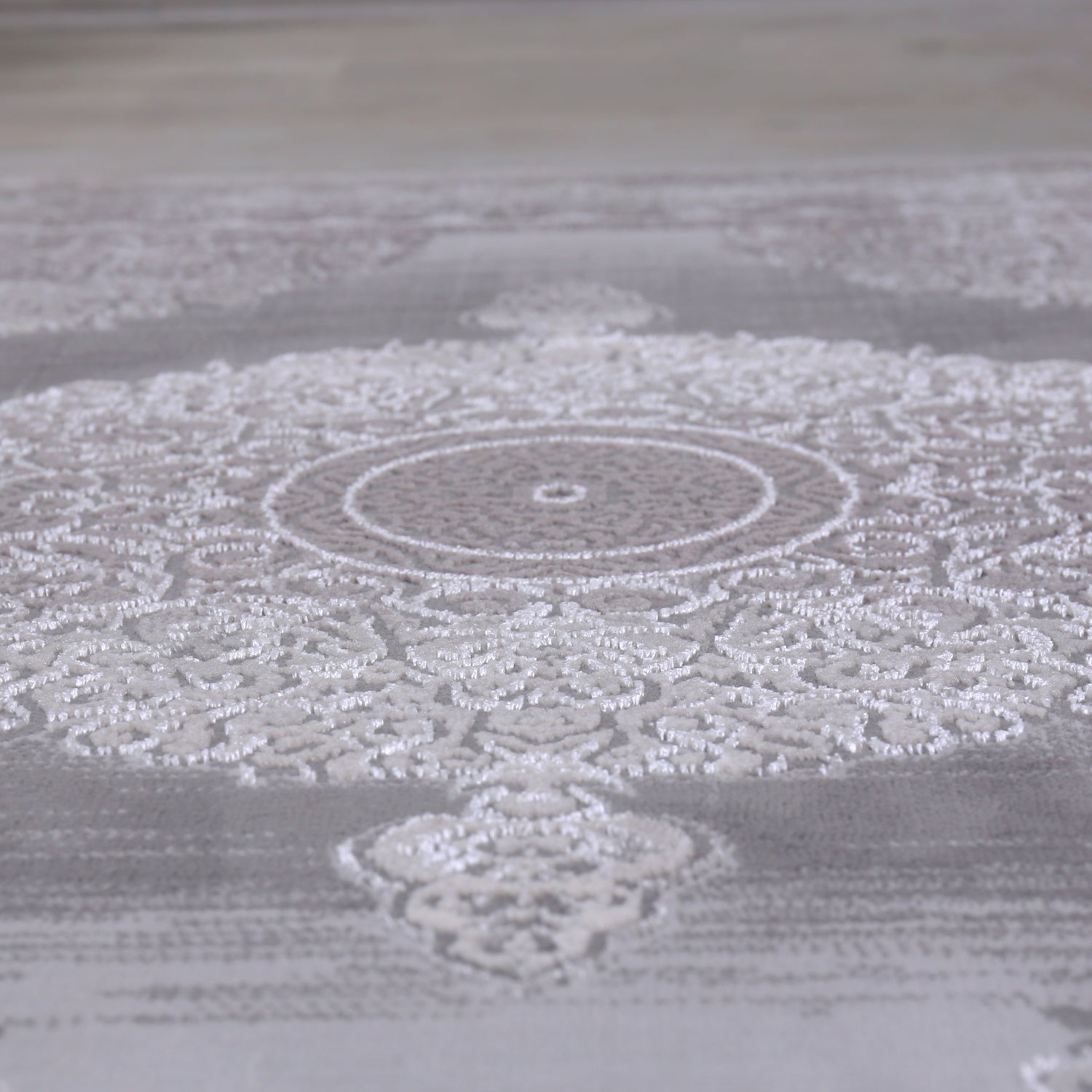 Designer Rug Dubai Grey Elegant Oriental-zoom-3