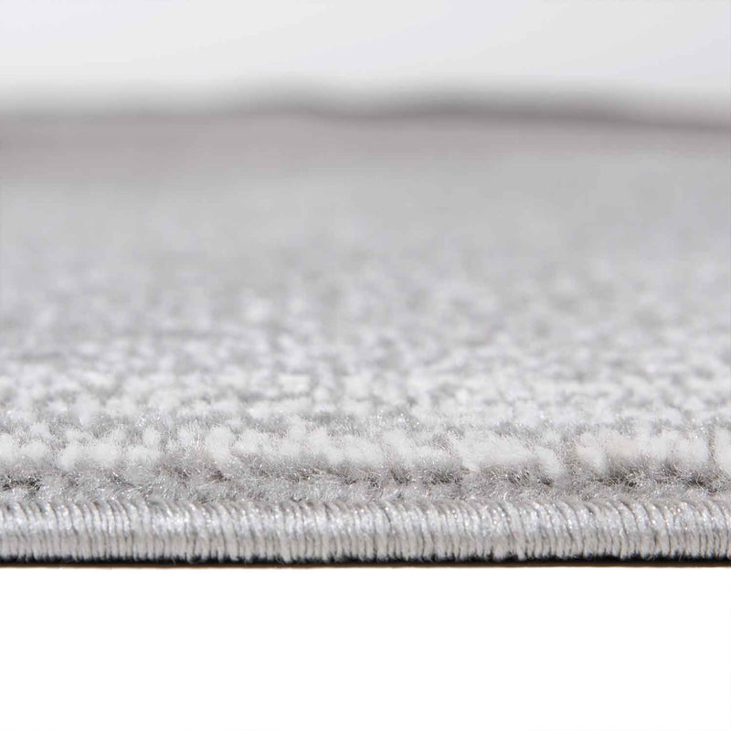 Teppich Modern Geometrische Muster Kurzflorig Grau Schwarz Weiß Meliert-zoom-
