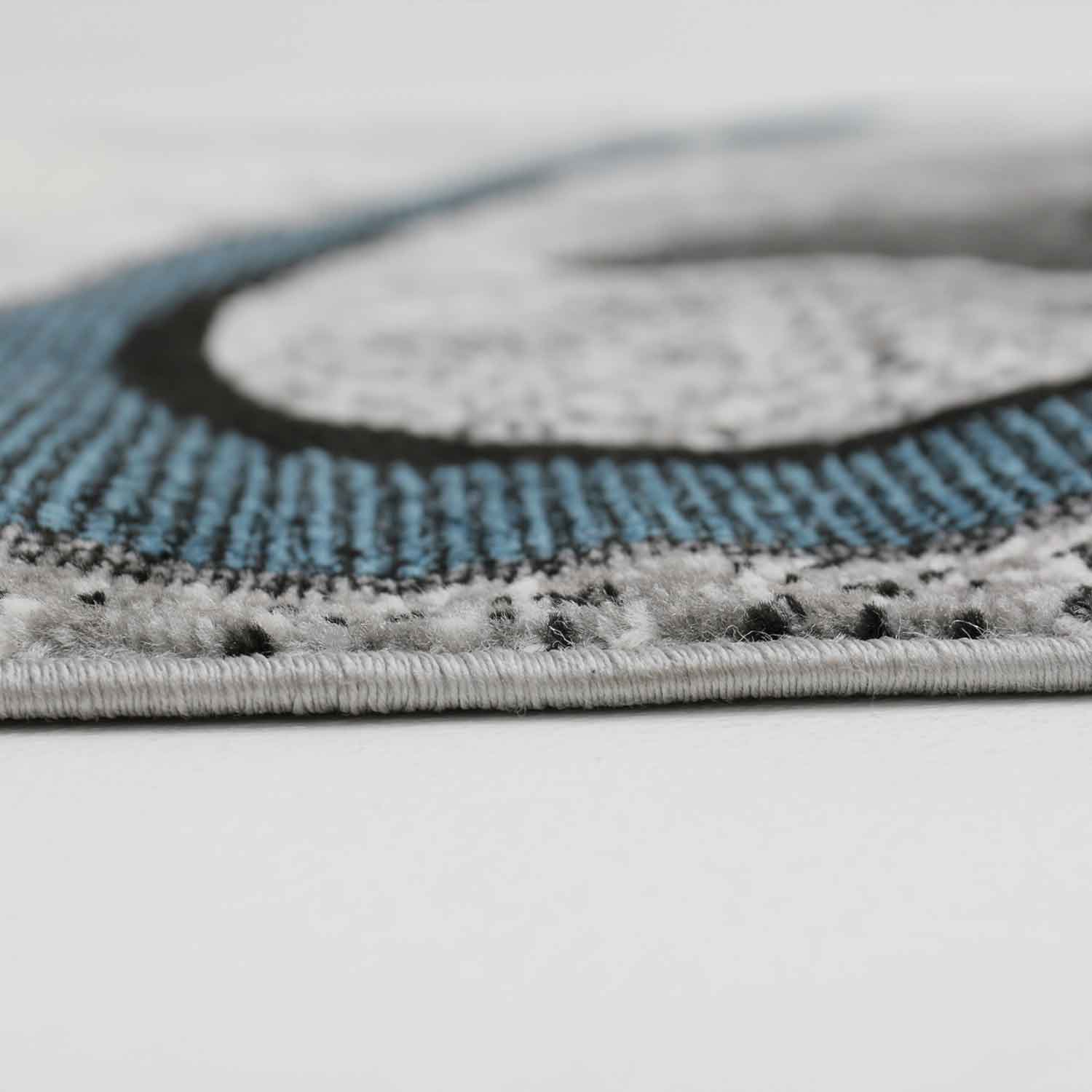 Designer Teppich Wohnzimmer Geometrisches Muster Steifen Optik Meliert-zoom-3