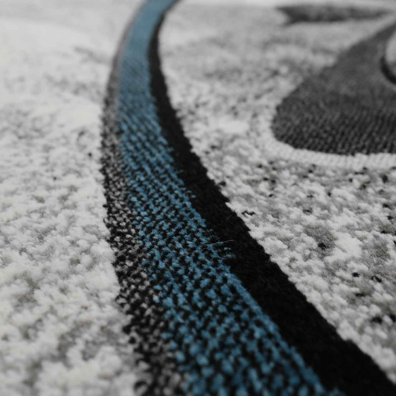 Designer Teppich Wohnzimmer Geometrisches Muster Steifen Optik Meliert-zoom-