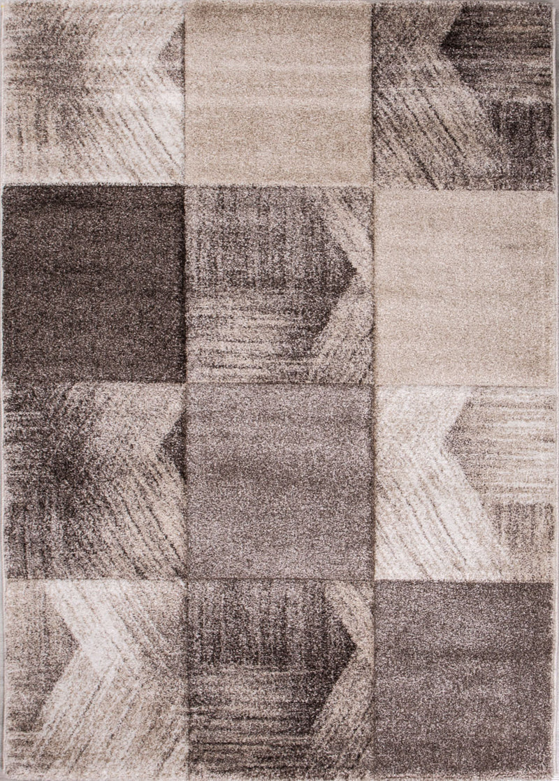 Designer rug for living room, modern beige interior design-zoom-