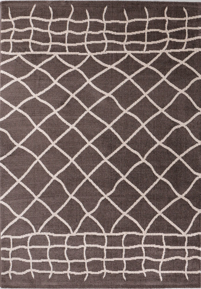 Designer Teppich in verschiedenen farben Flauschiger Microfaser Dicht gewebt Marokkanisches Muster-zoom-