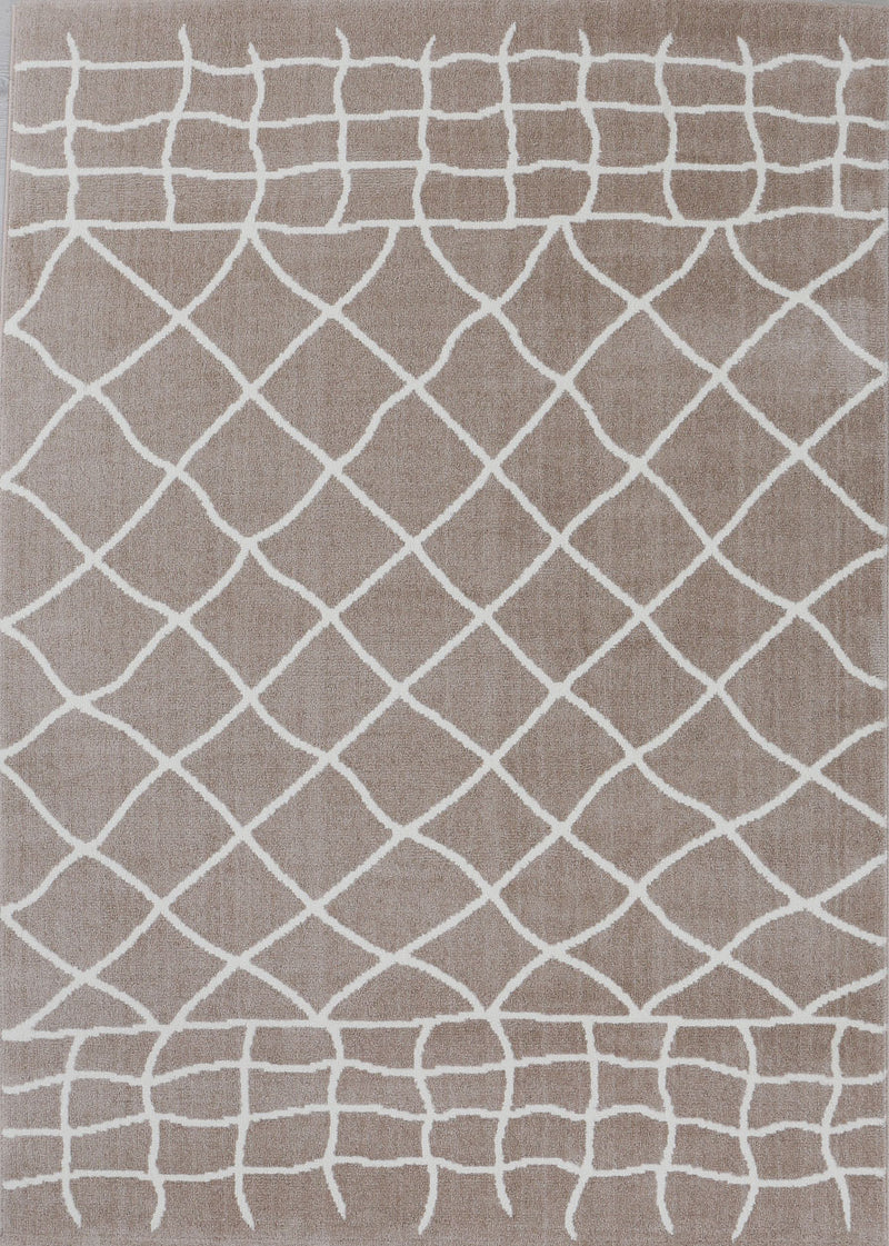 Designer Teppich in verschiedenen farben Flauschiger Microfaser Dicht gewebt Marokkanisches Muster-zoom-