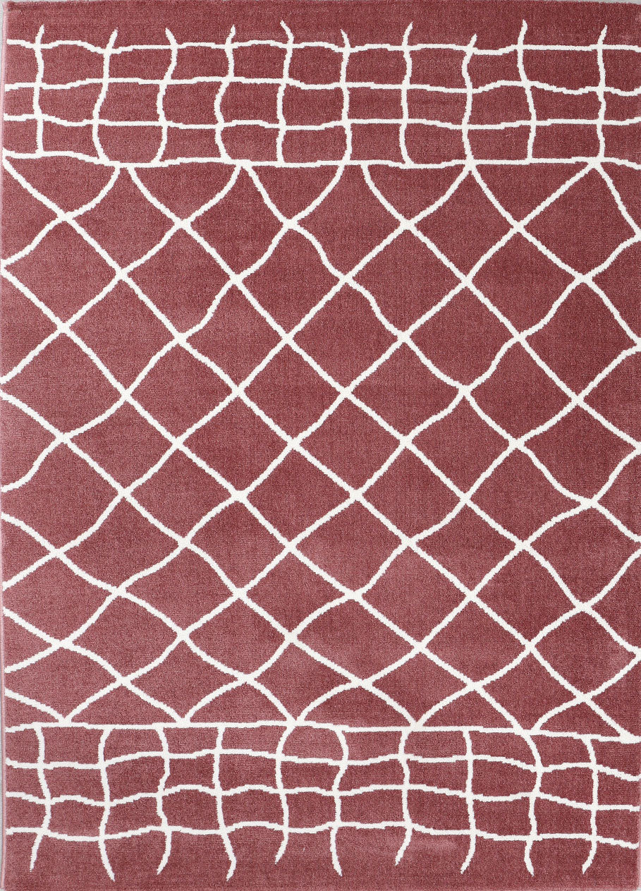Designer Teppich in verschiedenen farben Flauschiger Microfaser Dicht gewebt Marokkanisches Muster-zoom-20