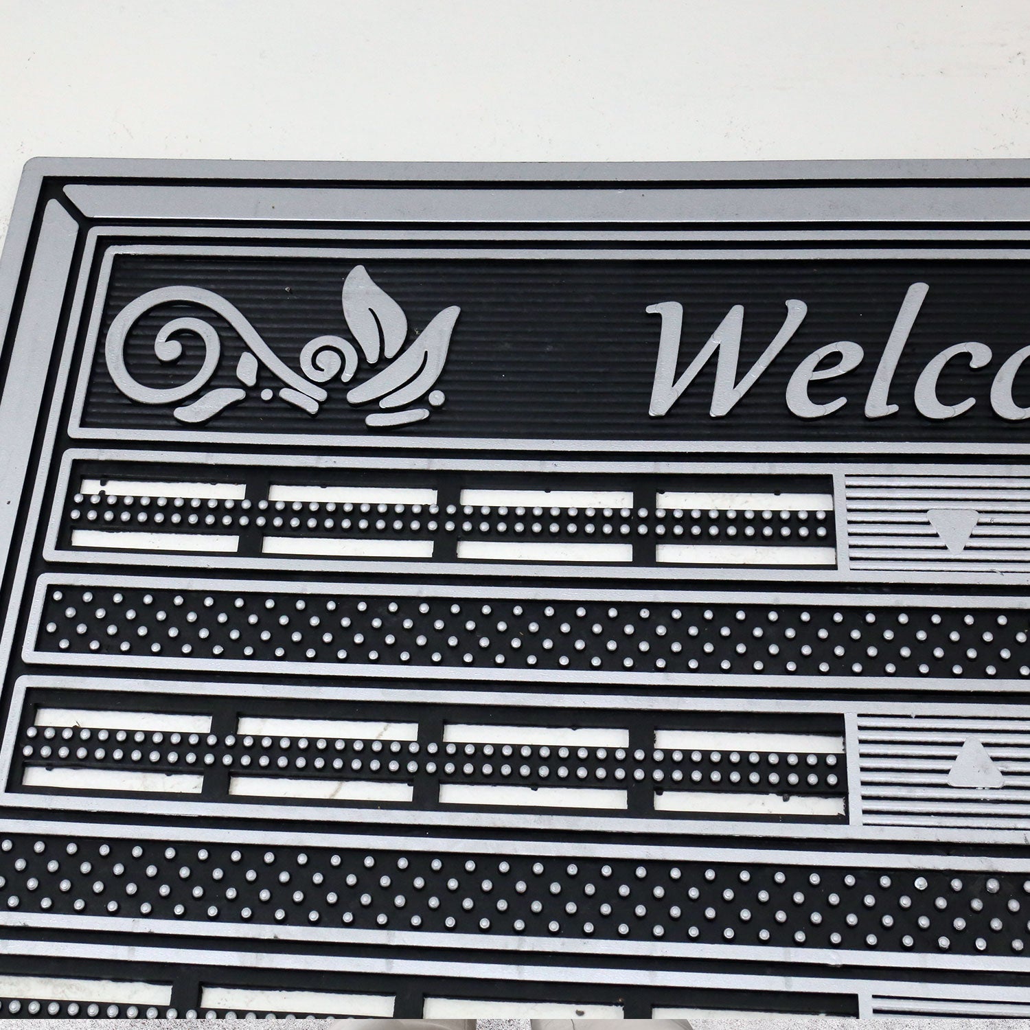 Entrance doormat, outdoor rubber mat, dirt trapper for front door, doormat, patio, balcony-zoom-26