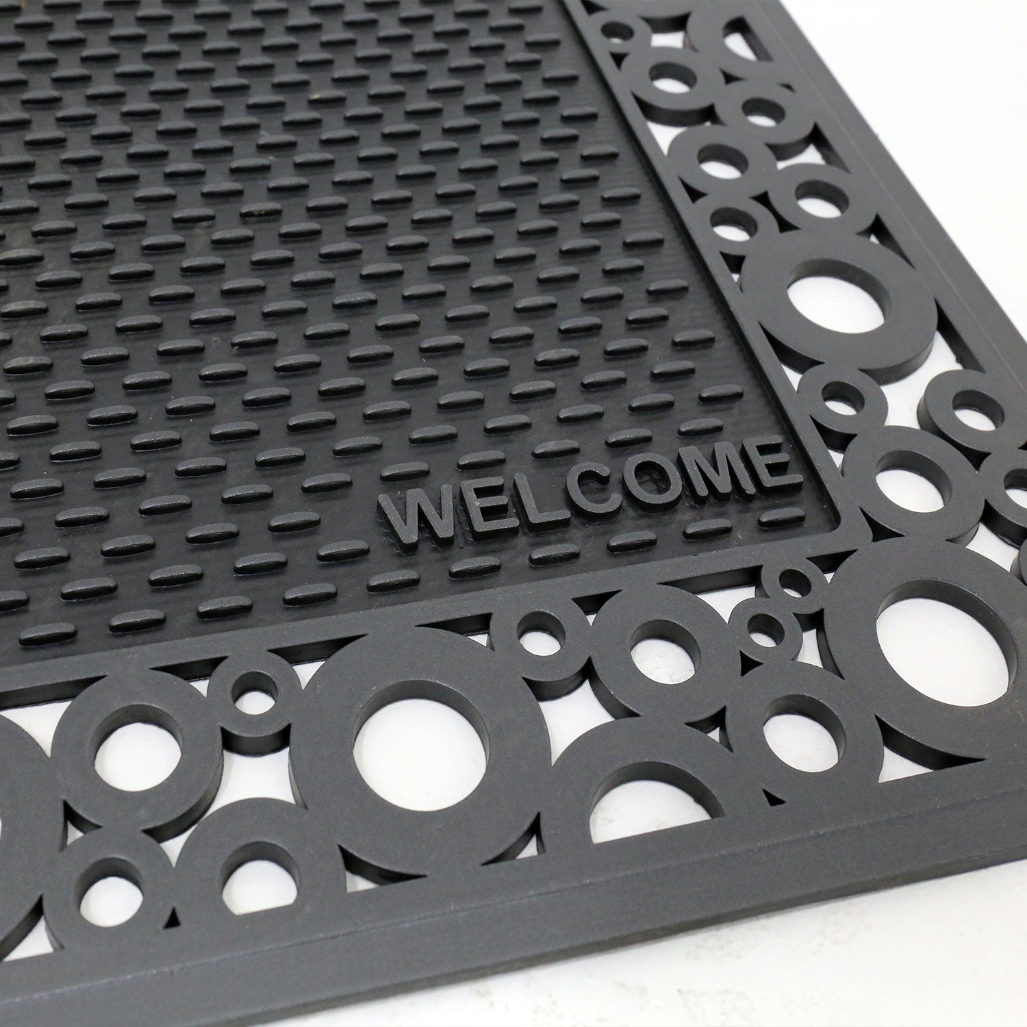 Entrance doormat, outdoor rubber mat, dirt trapper for front door, doormat, patio, balcony-10