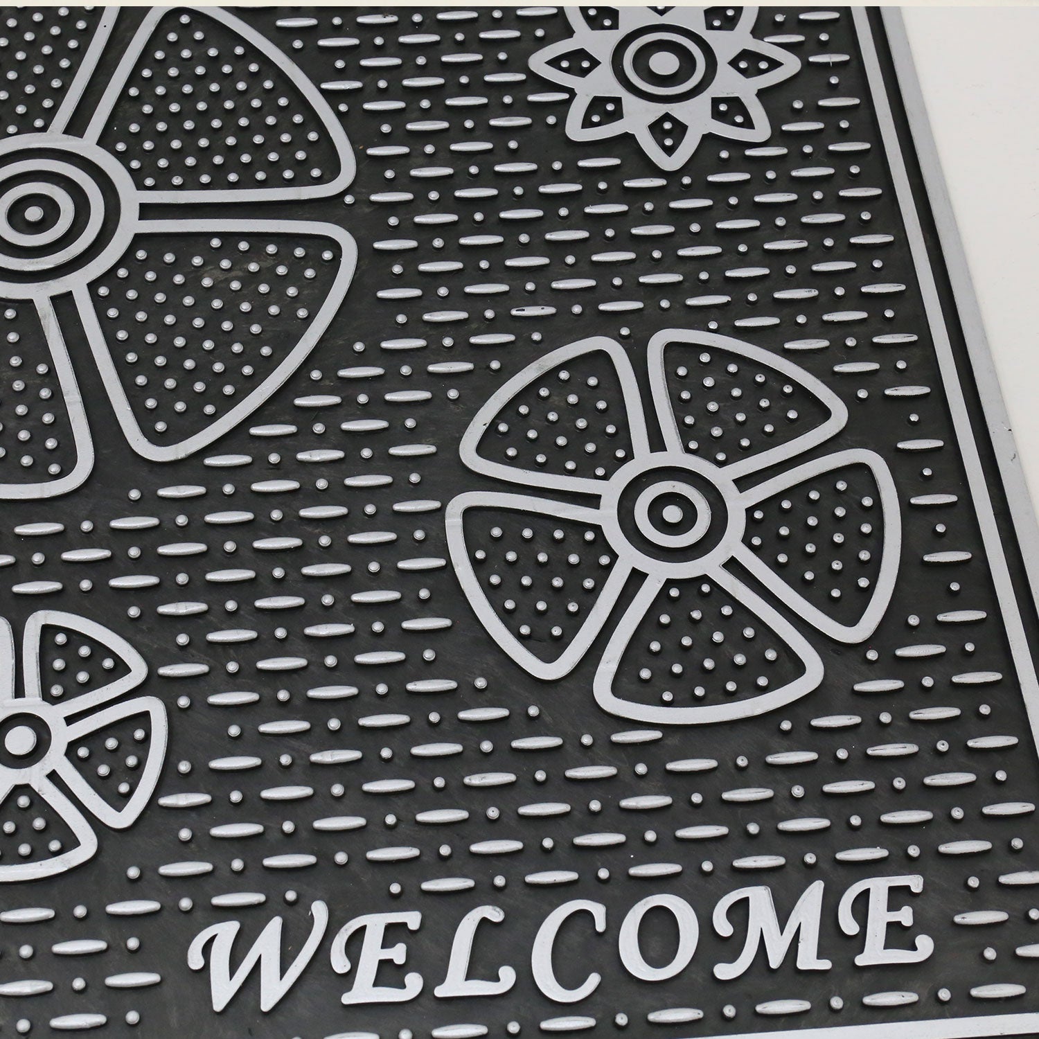 Entrance doormat, outdoor rubber mat, dirt trapper for front door, doormat, patio, balcony-zoom-23