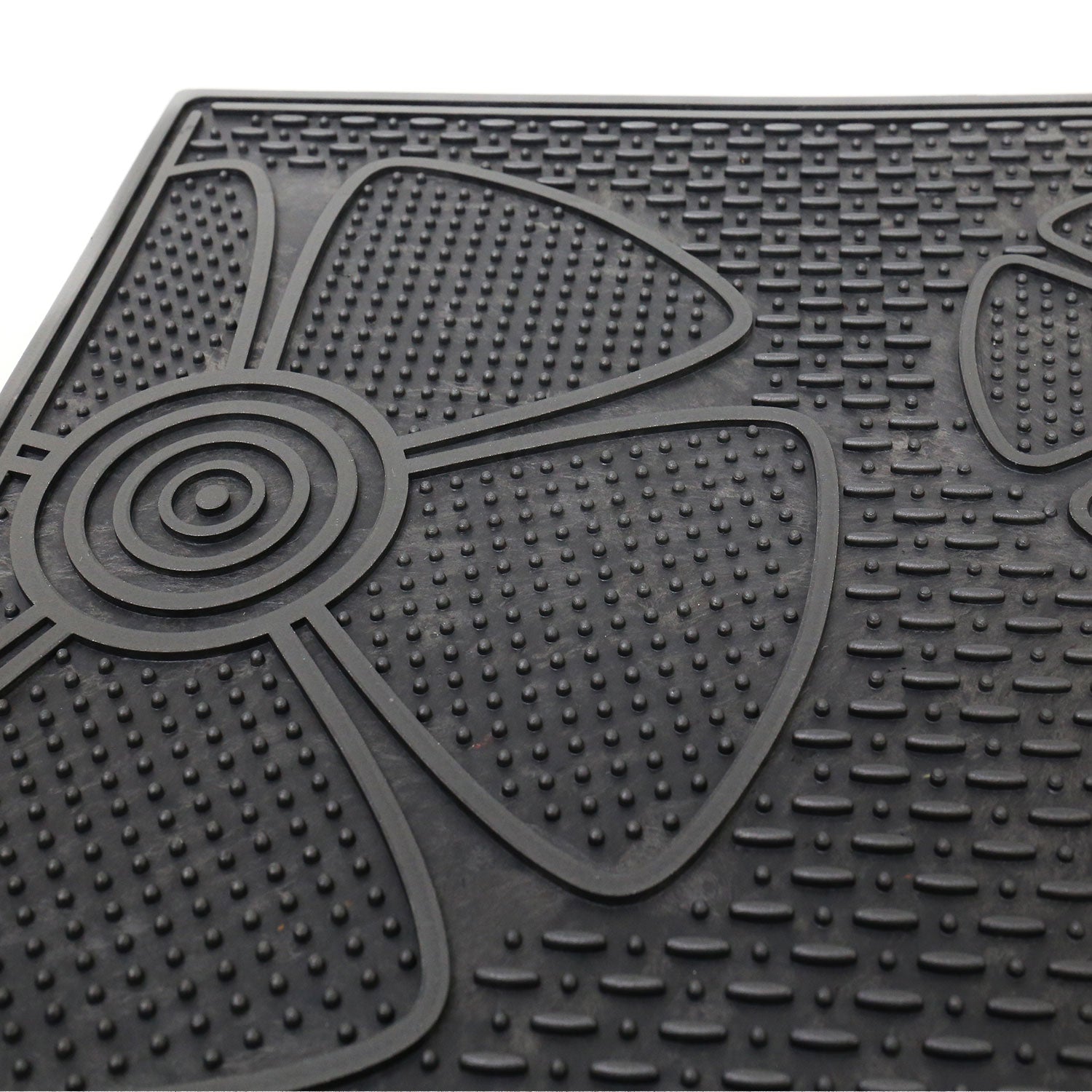 Entrance doormat, outdoor rubber mat, dirt trapper for front door, doormat, patio, balcony-zoom-3
