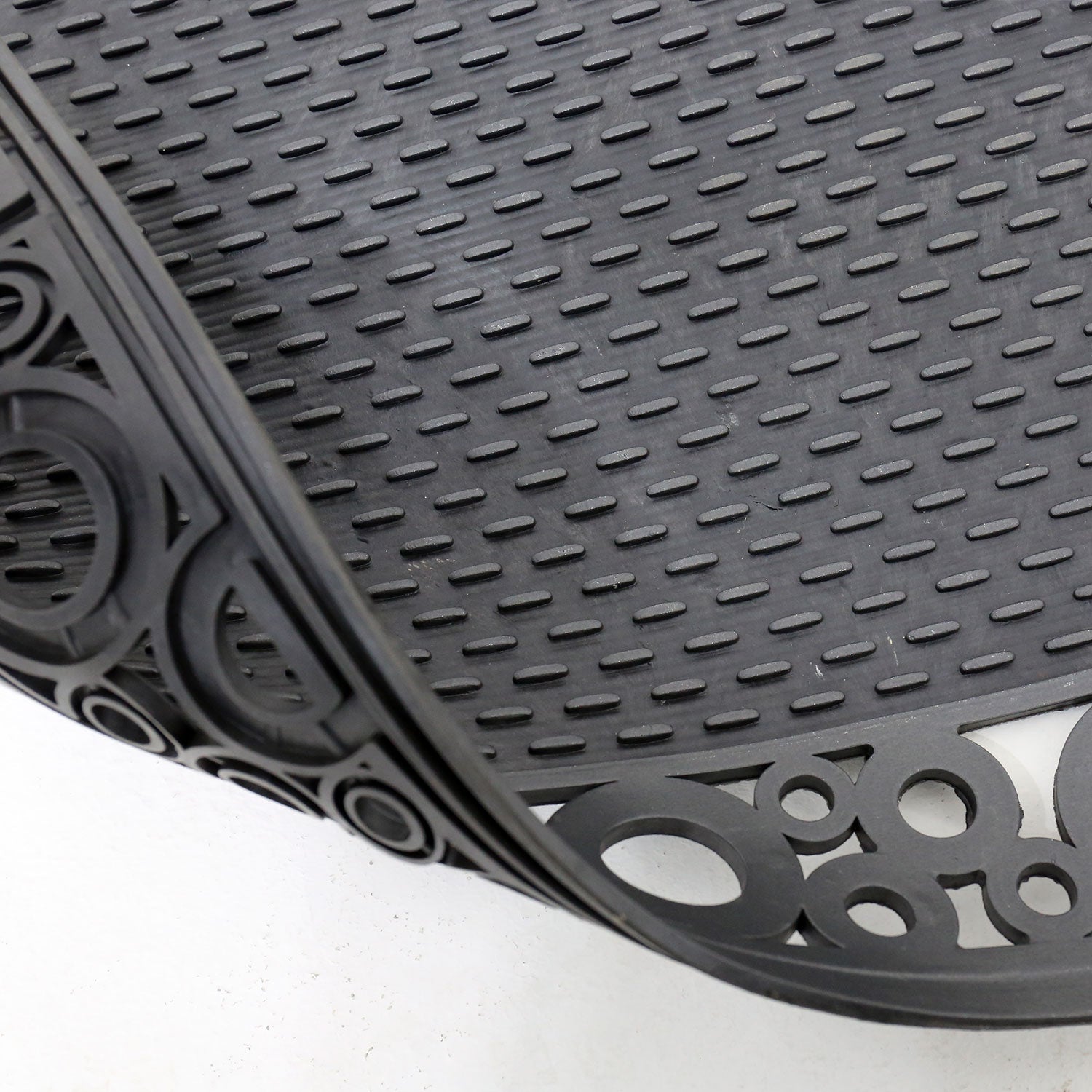 Entrance doormat, outdoor rubber mat, dirt trapper for front door, doormat, patio, balcony-zoom-11