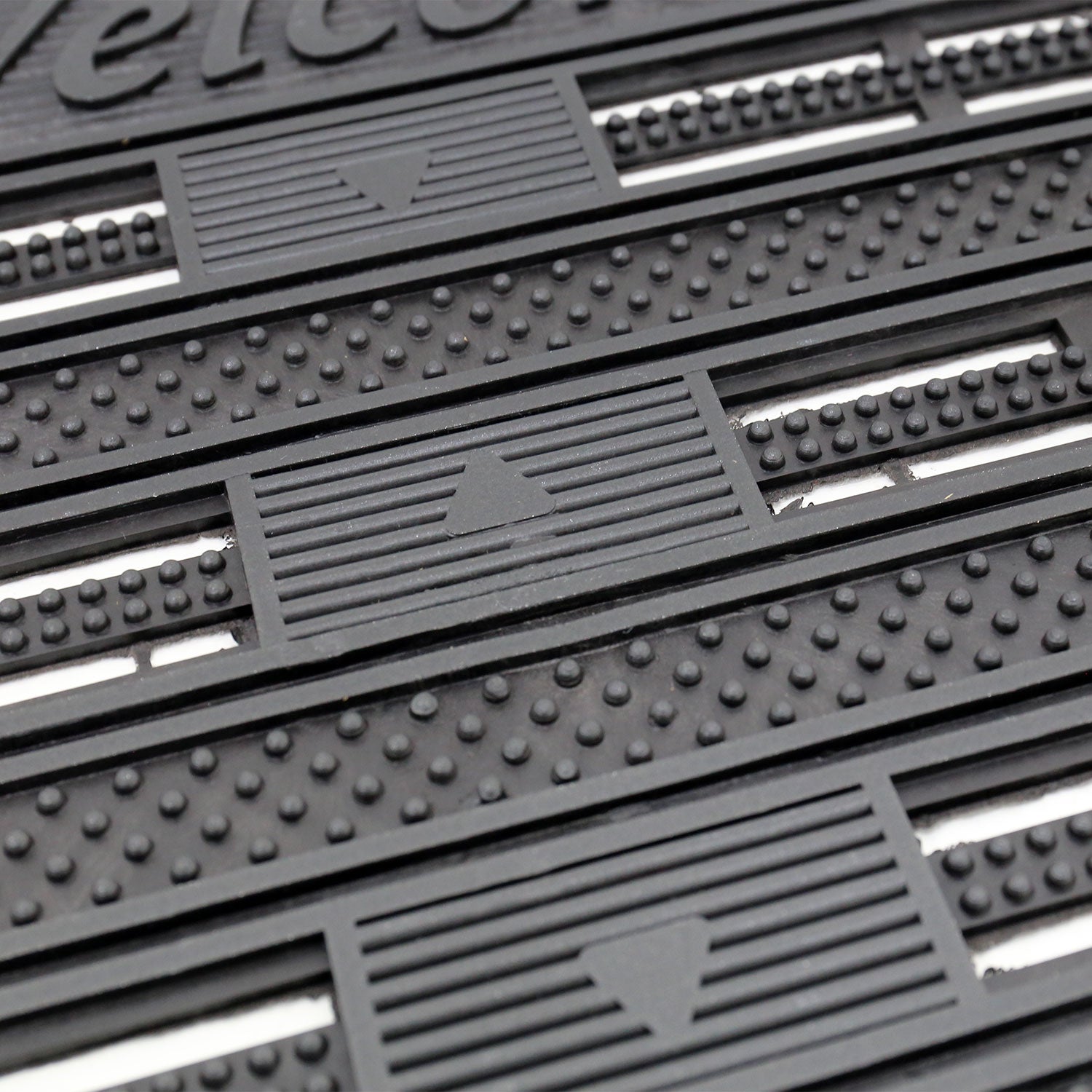 Entrance doormat, outdoor rubber mat, dirt trapper for front door, doormat, patio, balcony-zoom-15