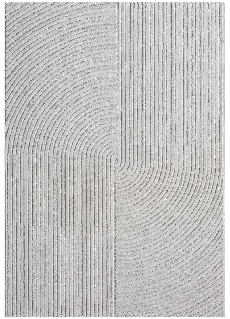 Modern short-pile rug for living room, bedroom, boho look, rainbow, Scandinavian-zoom-