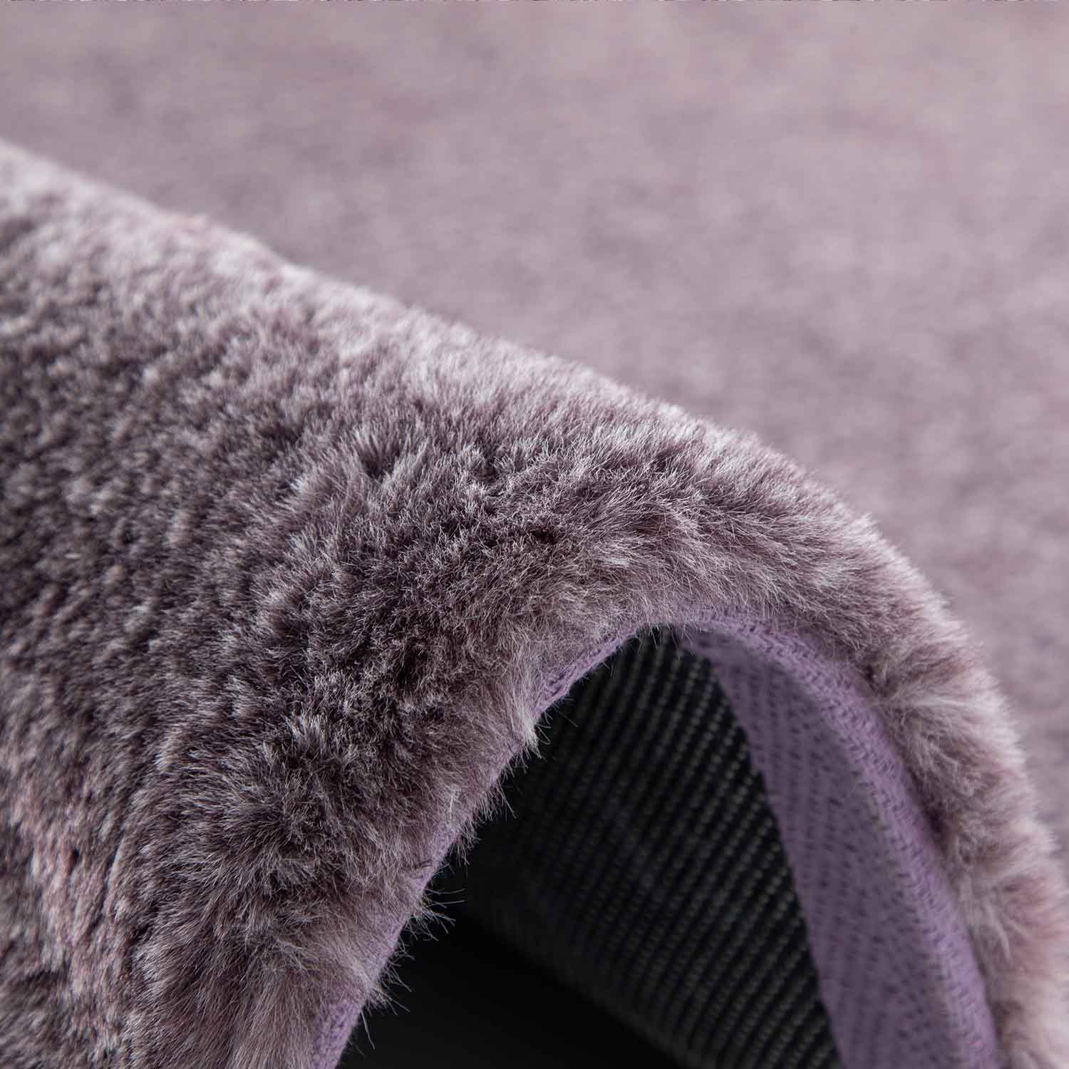 Faux fur rug, mottled with double color gradient, dense, fluffy, silky sheen, high pile-15