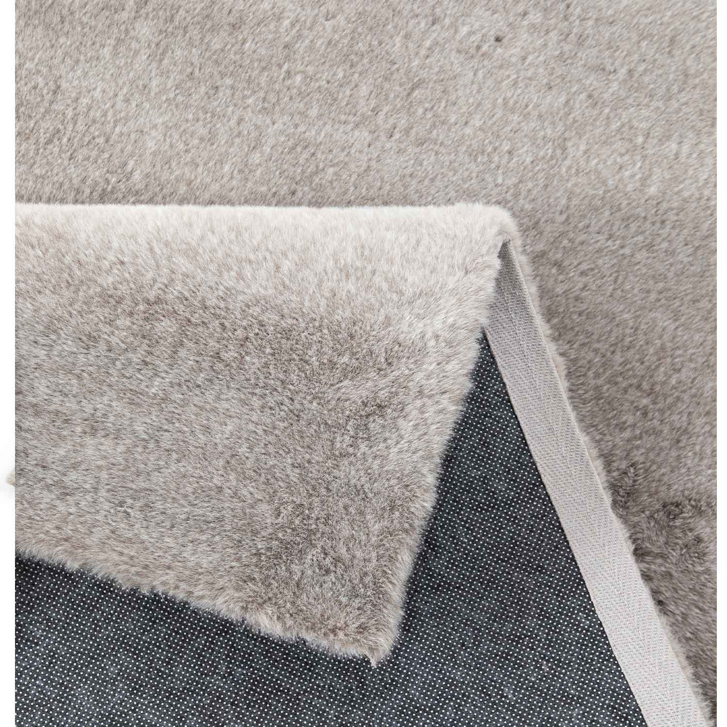 Faux fur rug, mottled with double color gradient, dense, fluffy, silky sheen, high pile-zoom-12