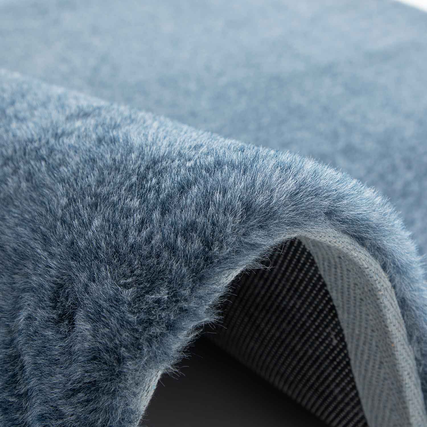 Faux fur rug, mottled with double color gradient, dense, fluffy, silky sheen, high pile-19