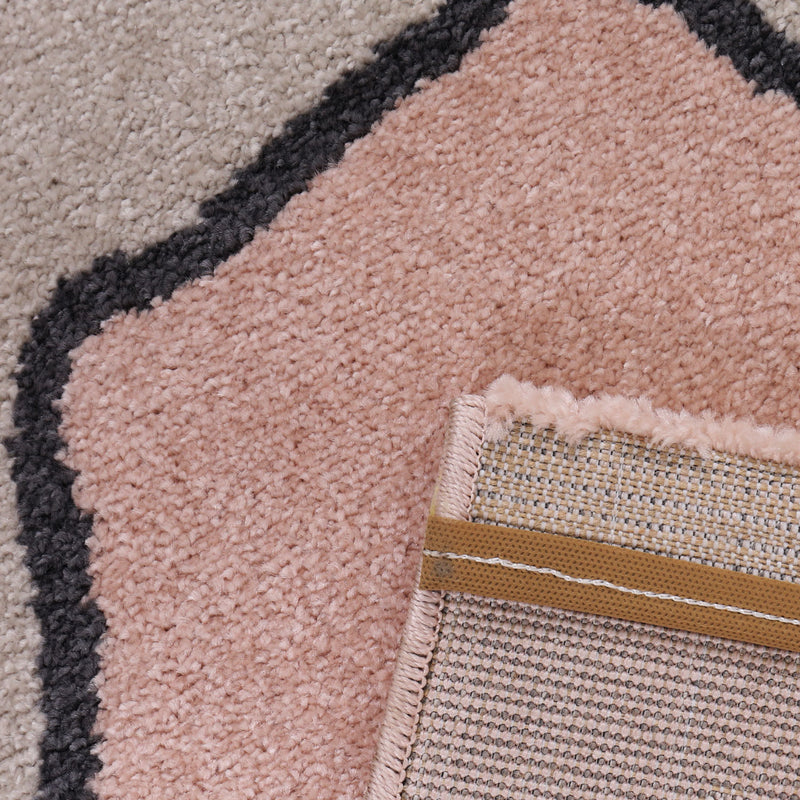 Flauschiger Kinder Teppich Glückliches Kätzchen Katze Kinder- Jugendzimmer-zoom-