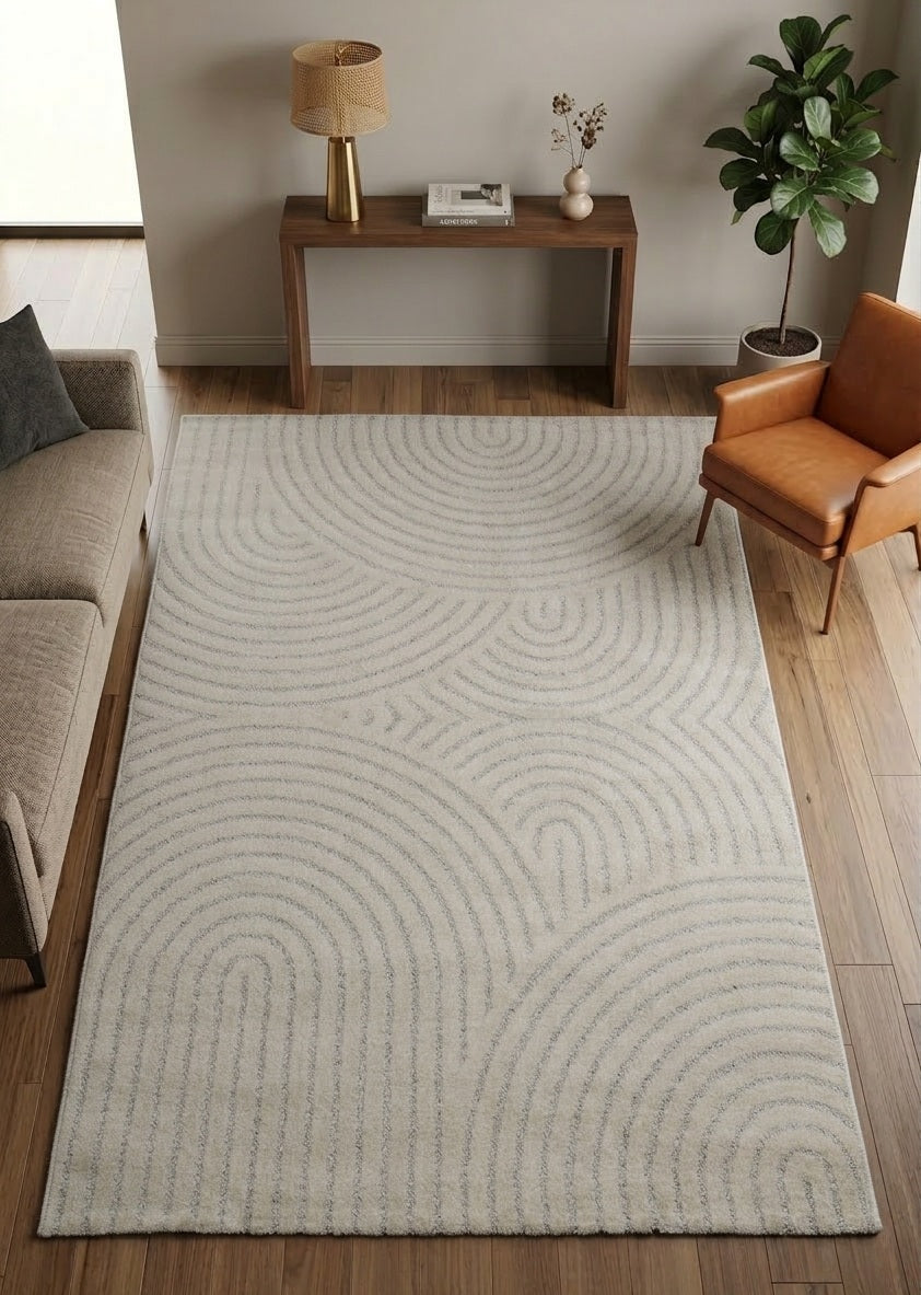 High-pile, long-pile rug, modern, for living room, bedroom, ultra-soft pattern-7
