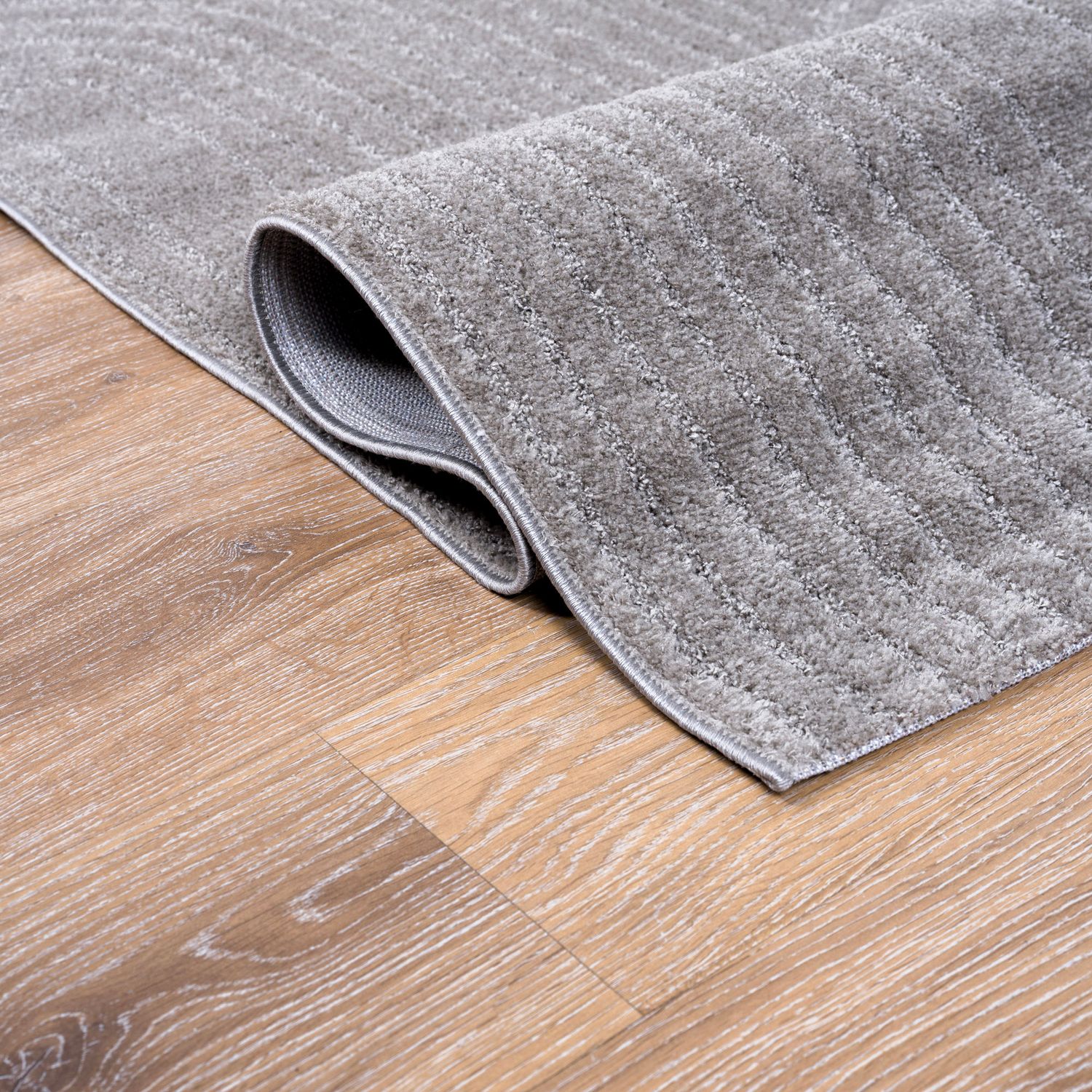 Kurzflor Teppich Wohnzimmer – Moderner Design Teppich mit Struktur, weich, pflegeleicht, in Creme, Beige & Taupe-28