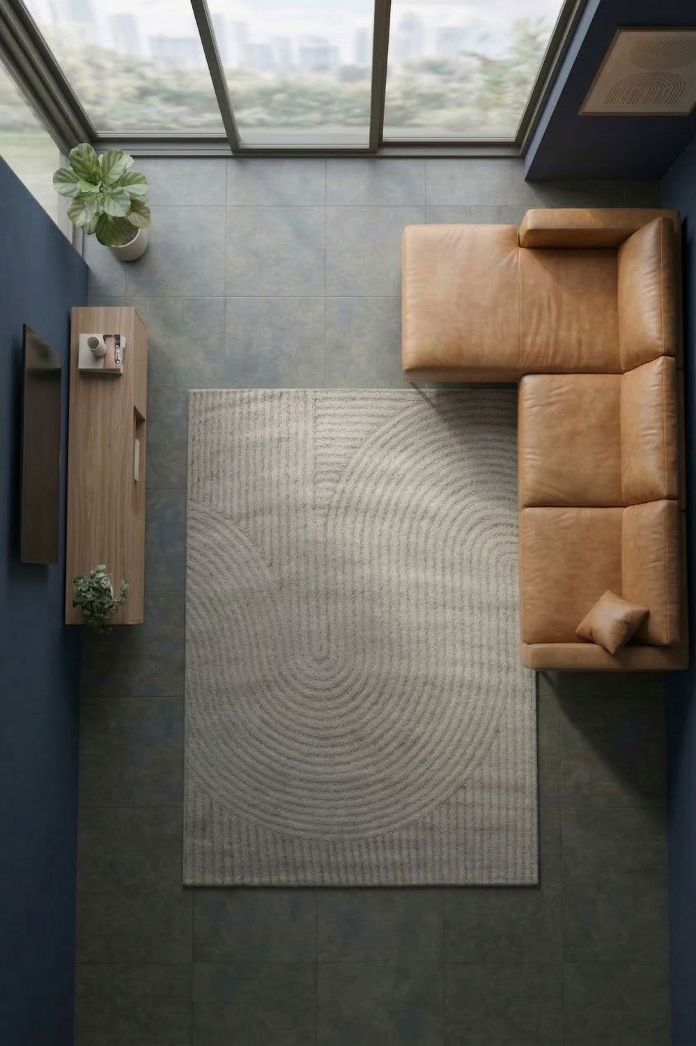 High-pile, long-pile rug, modern, for living room, bedroom, ultra-soft pattern-zoom-19