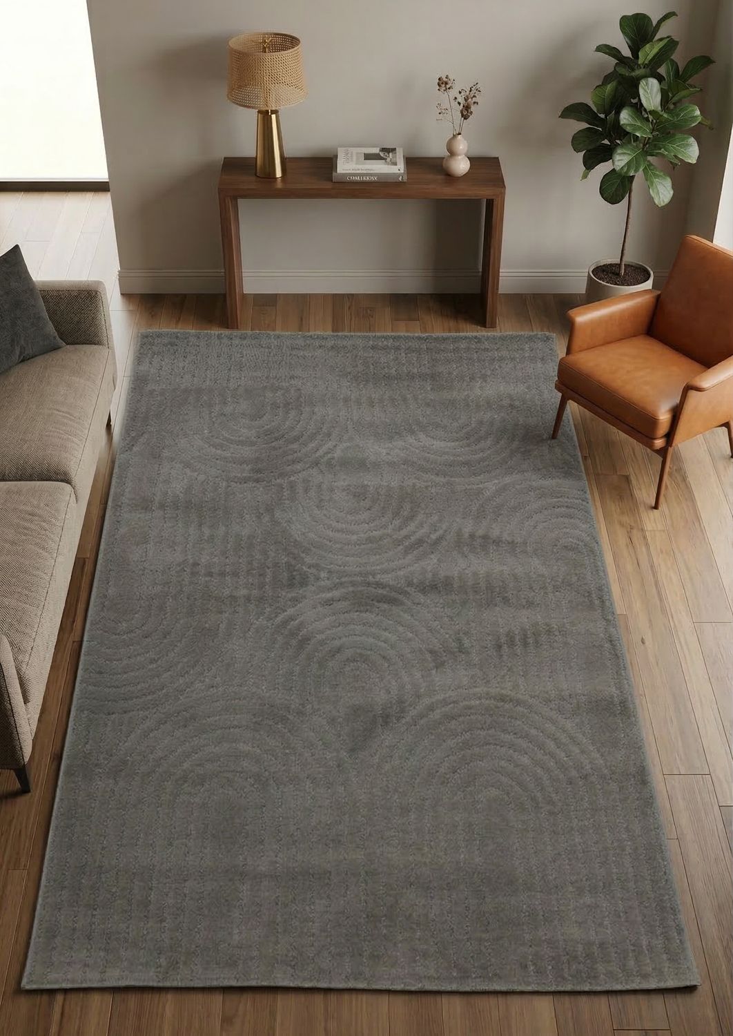 High-pile, long-pile rug, modern, for living room, bedroom, ultra-soft pattern-zoom-6