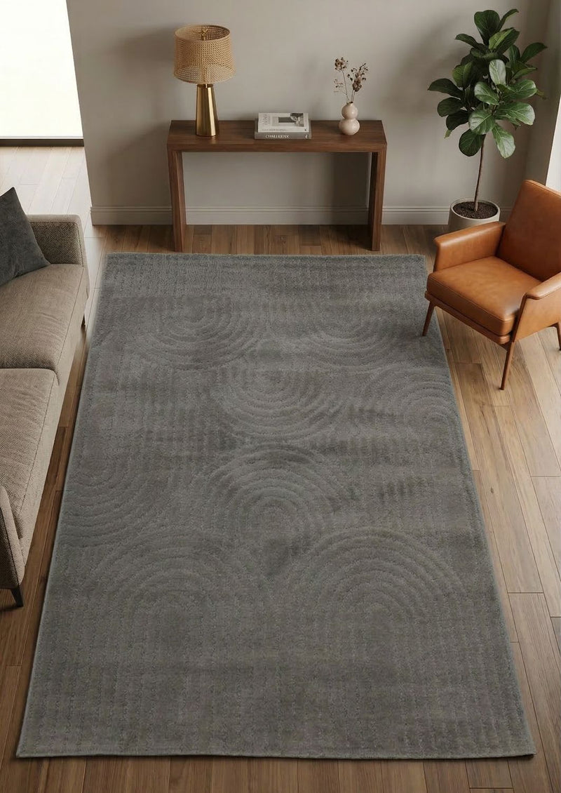 High-pile, long-pile rug, modern, for living room, bedroom, ultra-soft pattern-zoom-