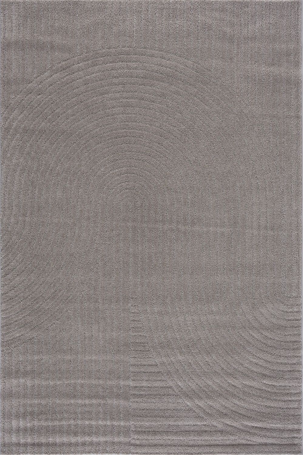 Kurzflor Teppich Wohnzimmer – Moderner Design Teppich mit Struktur, weich, pflegeleicht, in Creme, Beige & Taupe-zoom-9