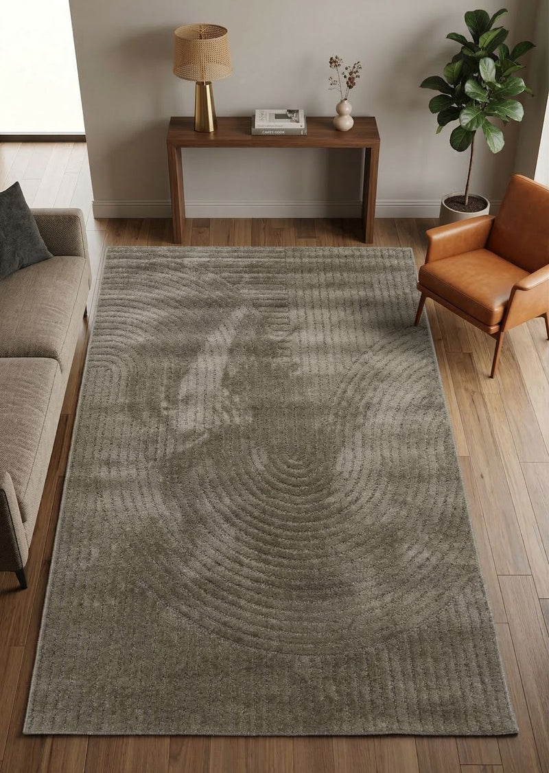 High-pile, long-pile rug, modern, for living room, bedroom, ultra-soft pattern-zoom-