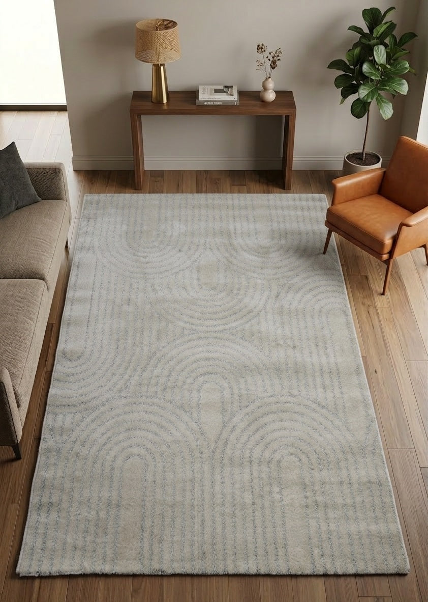 High-pile, long-pile rug, modern, for living room, bedroom, ultra-soft pattern-4