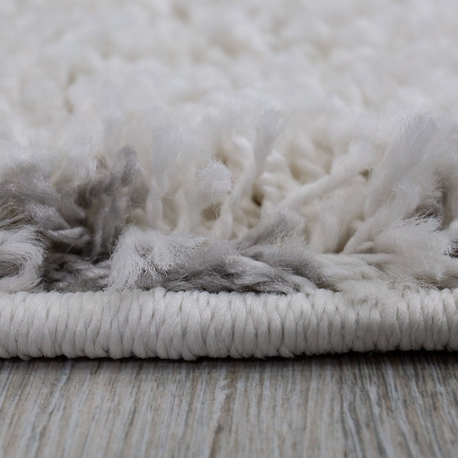 Hochflor Teppich, Weicher Wohnzimmer Shaggy Skandinavischer Stil Raute-zoom-3