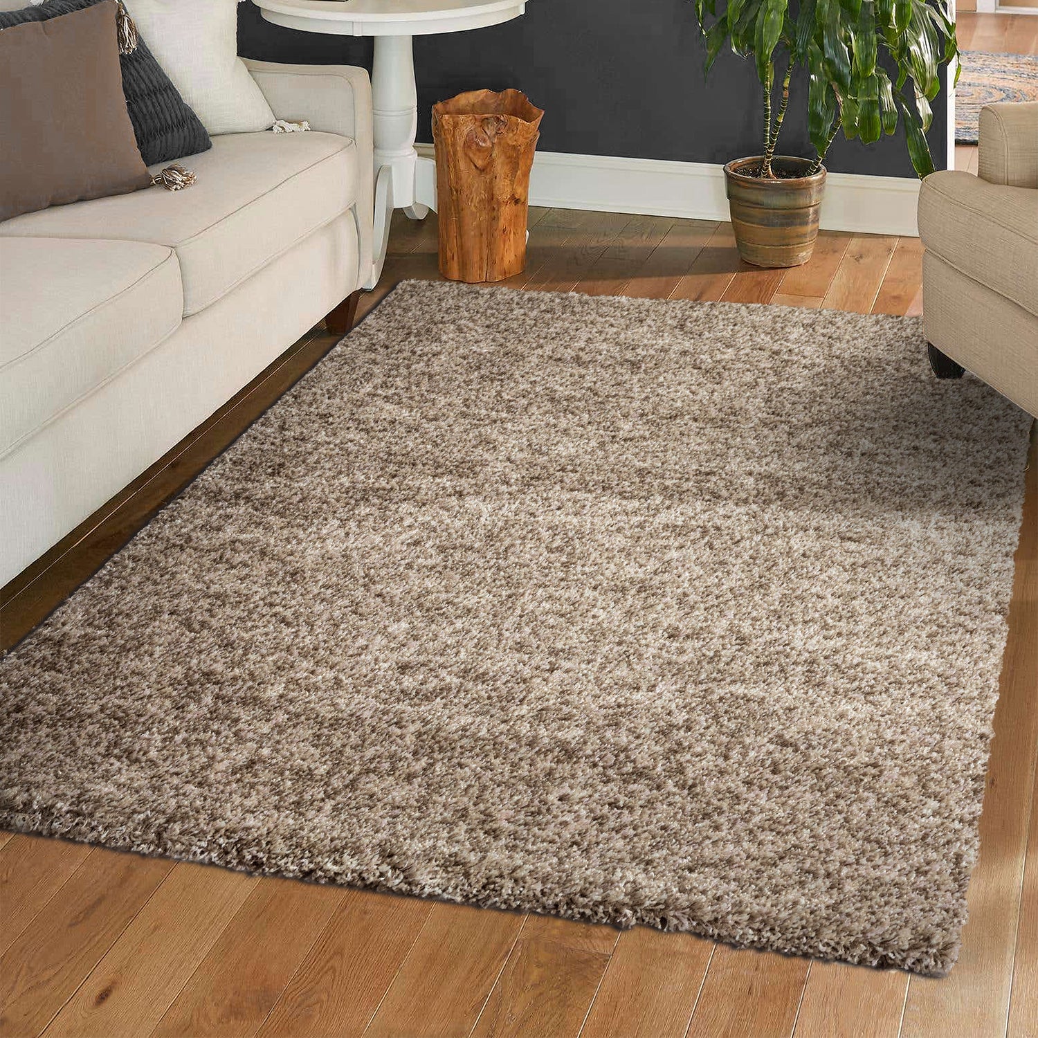 High-pile rug LUX Shaggy Living room Bedroom Multicolored Melange Extra Dense-zoom-2