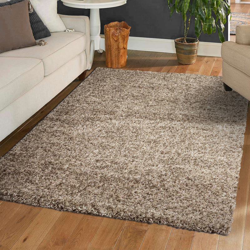 High-pile rug LUX Shaggy Living room Bedroom Multicolored Melange Extra Dense-zoom-