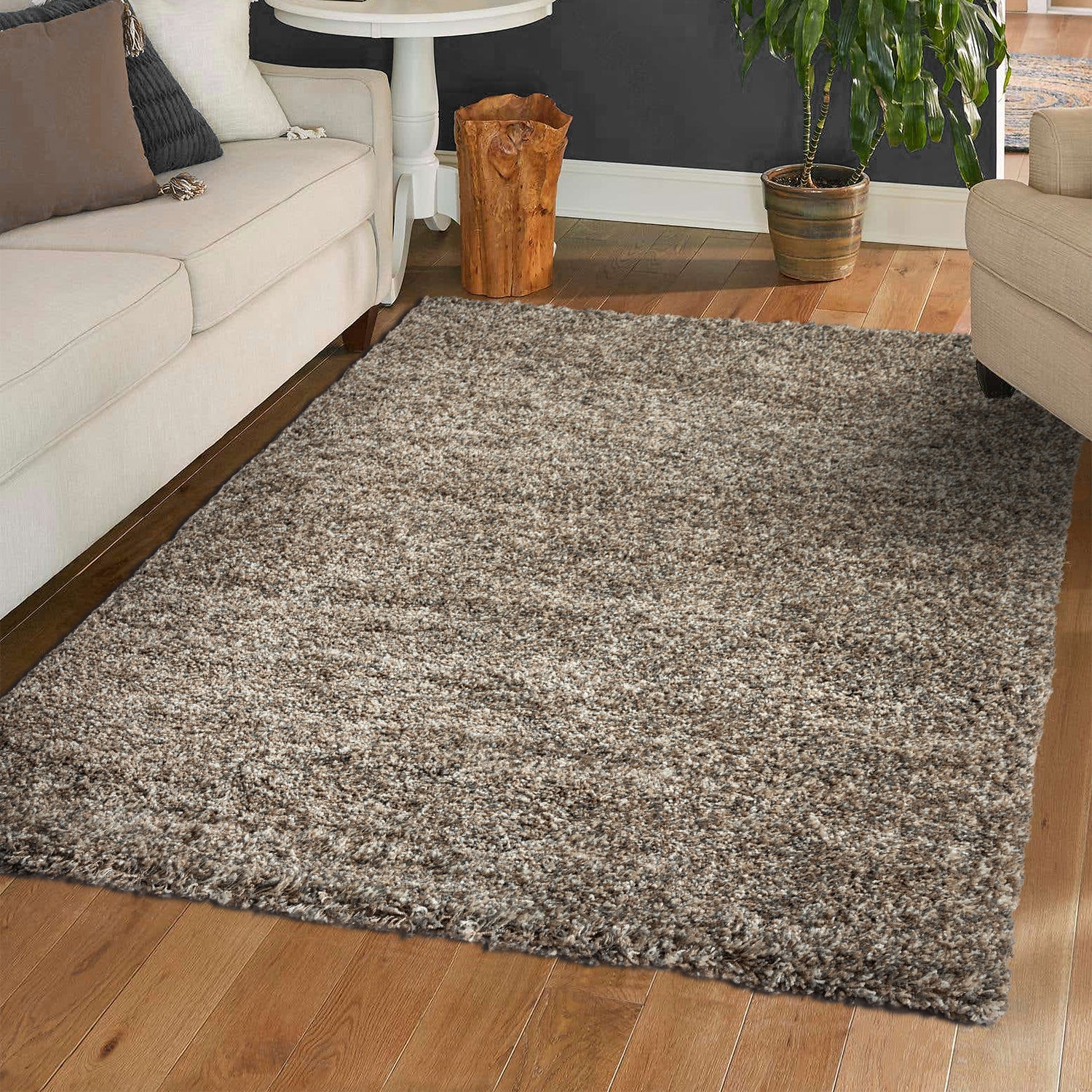 High-pile rug LUX Shaggy Living room Bedroom Multicolored Melange Extra Dense-zoom-8