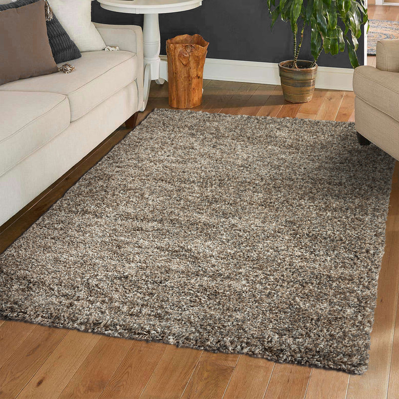 High-pile rug LUX Shaggy Living room Bedroom Multicolored Melange Extra Dense-zoom-
