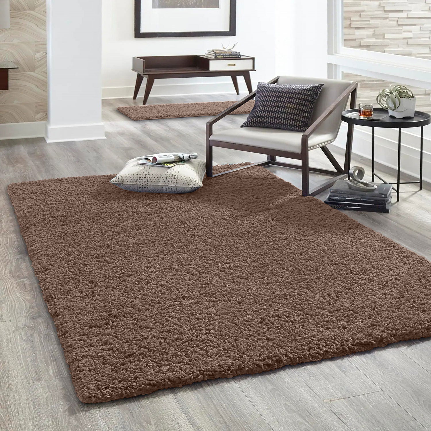 Hochflor Teppich Prime Shaggy Langflor Wohnzimmer Schlafzimmer Modern Farben-1