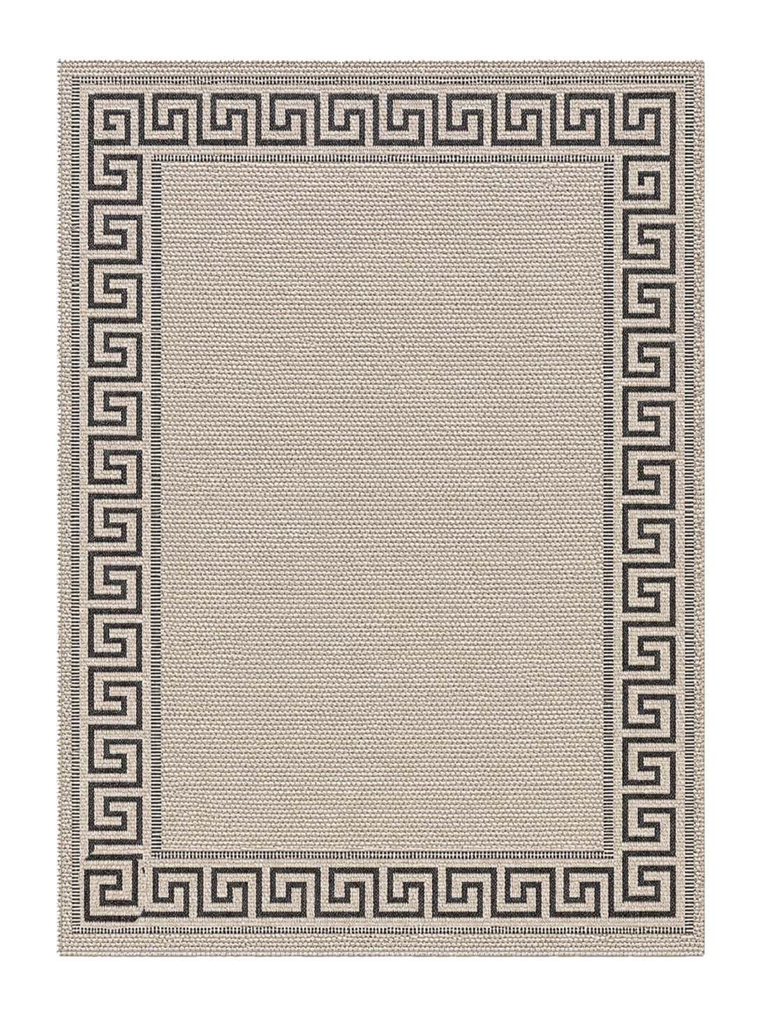 In- und Outdoor Teppich Terrassen & Balkon Küche Teppich Bordüre Beige