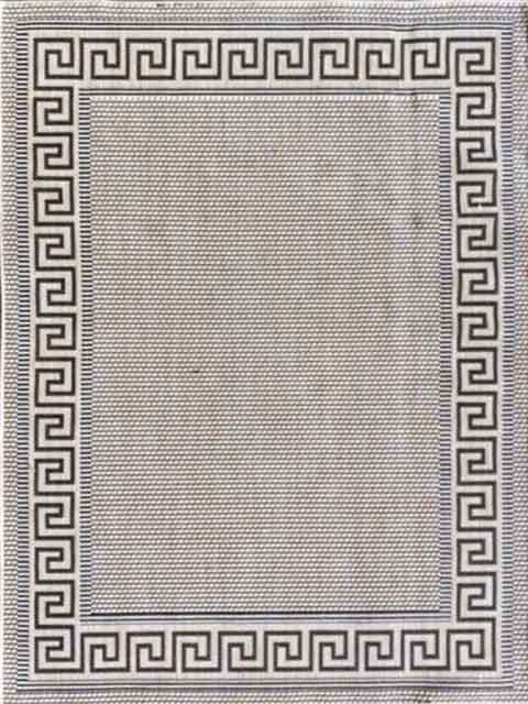 In- und Outdoor Teppich Terrassen & Balkon Küche Teppich Bordüre Beige-4