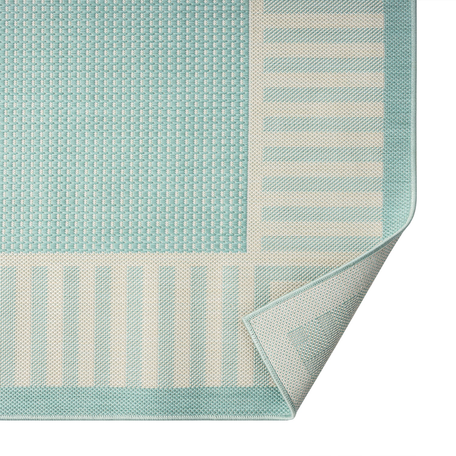 In- und Outdoor Teppich Terrassen & Balkon Küche Wohnzimmer Teppich Bordüre-zoom-6