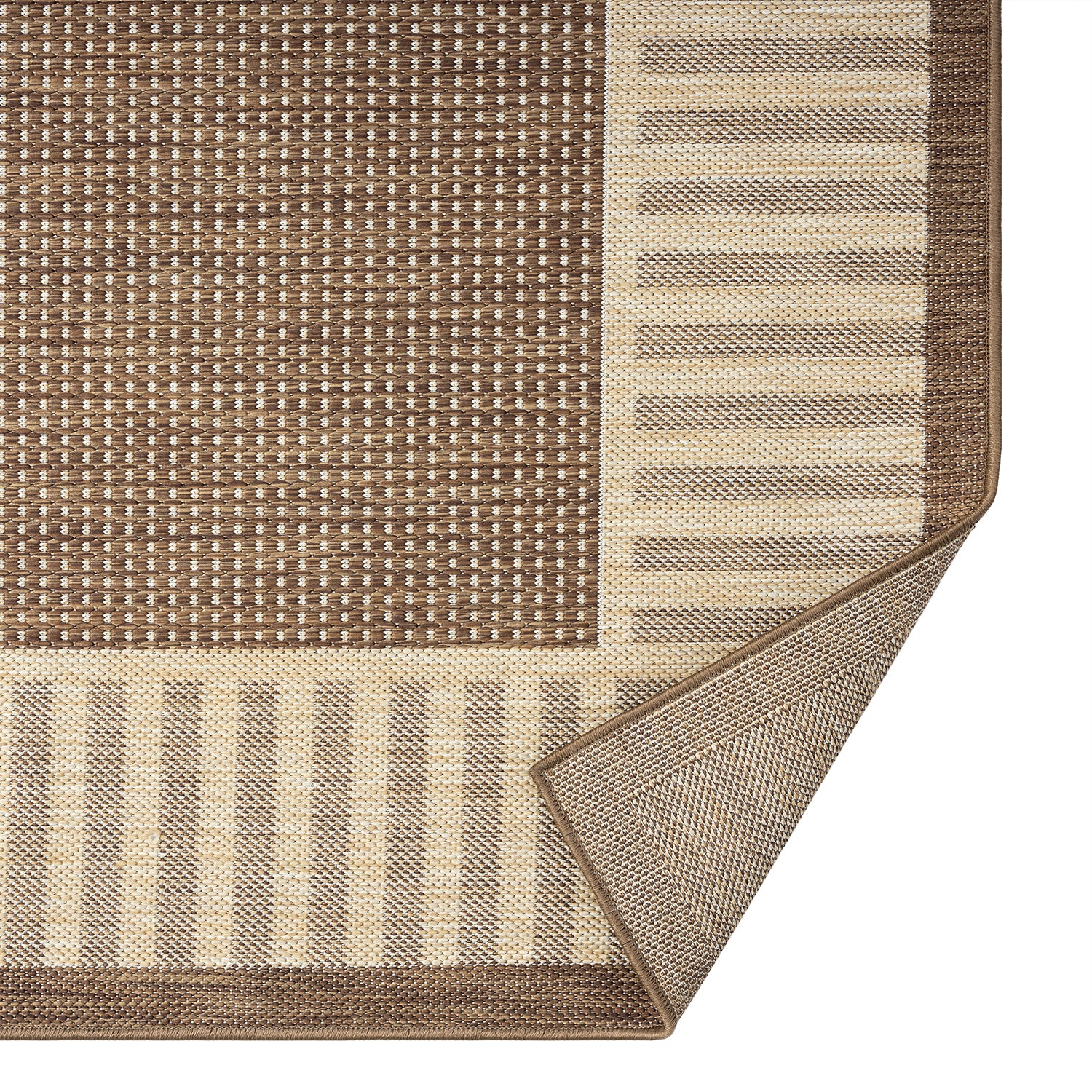 In- und Outdoor Teppich Terrassen & Balkon Küche Wohnzimmer Teppich Bordüre-2