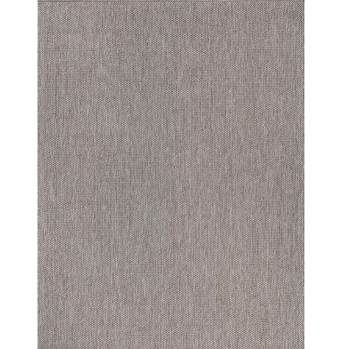 Teppiche In- und Outdoor Flachgewebe Terrassen Natur Look In Grau & Beige