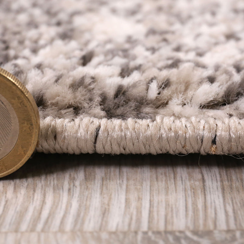 Living Room Rug Boho Ethnic Scandi Modern Moroccan Pattern Grey Beige with Gradient-zoom-