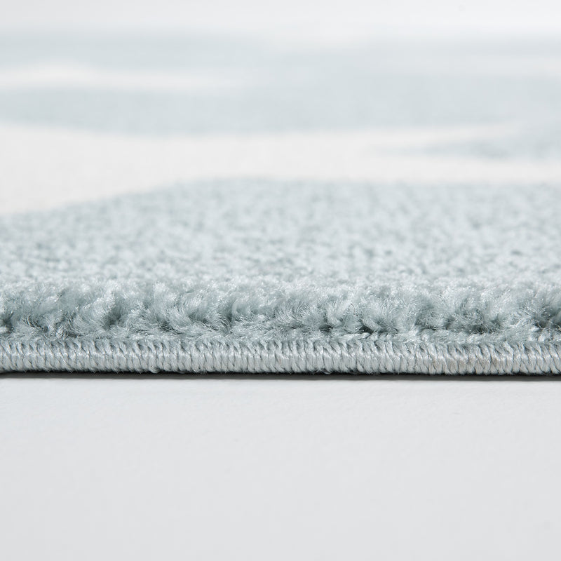 Children's rug, short pile, star motif, modern, easy-care, various colors-zoom-