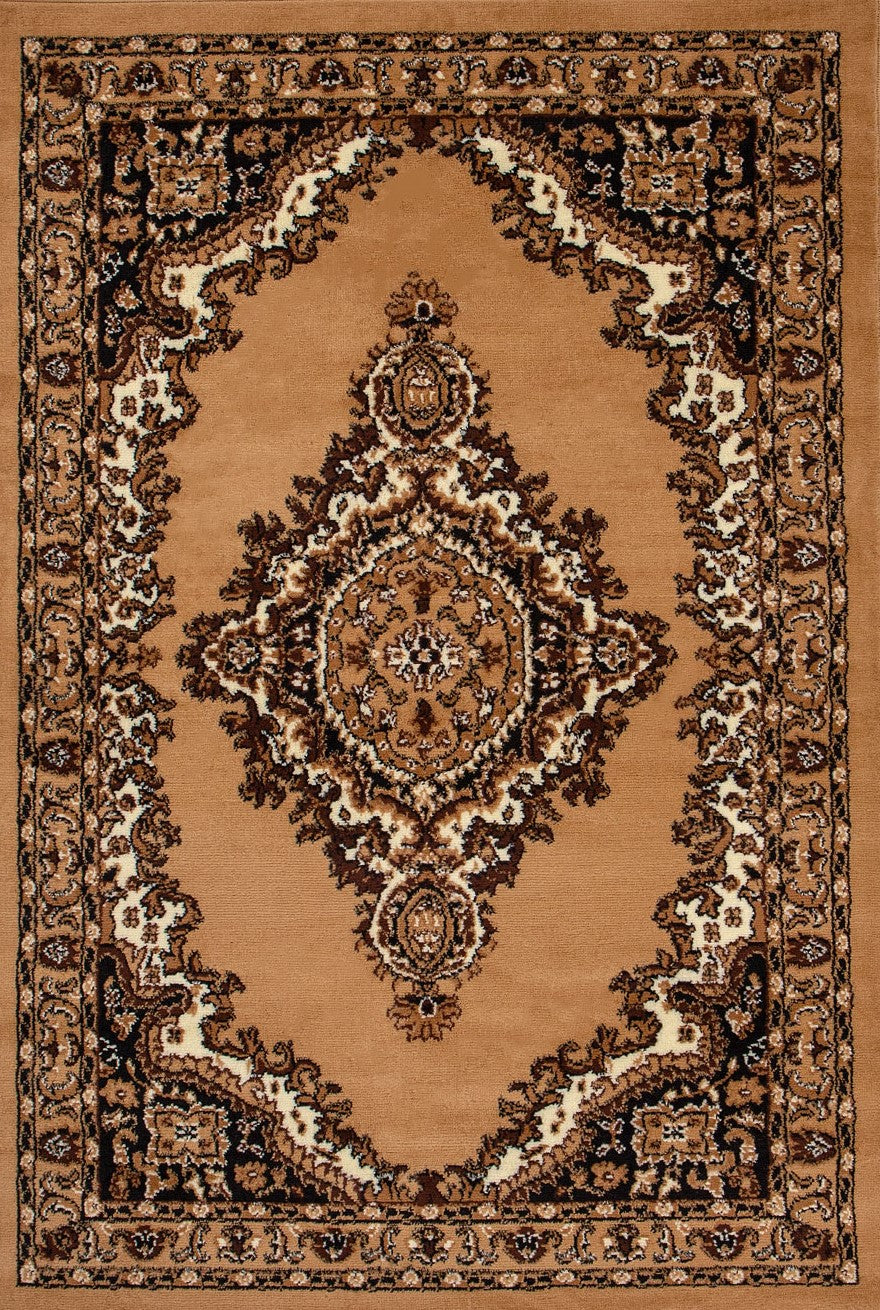 Teppich Klassisch Orient dicht gewebt Wohnzimmer, Schlafzimmer, Küche Braun Beige