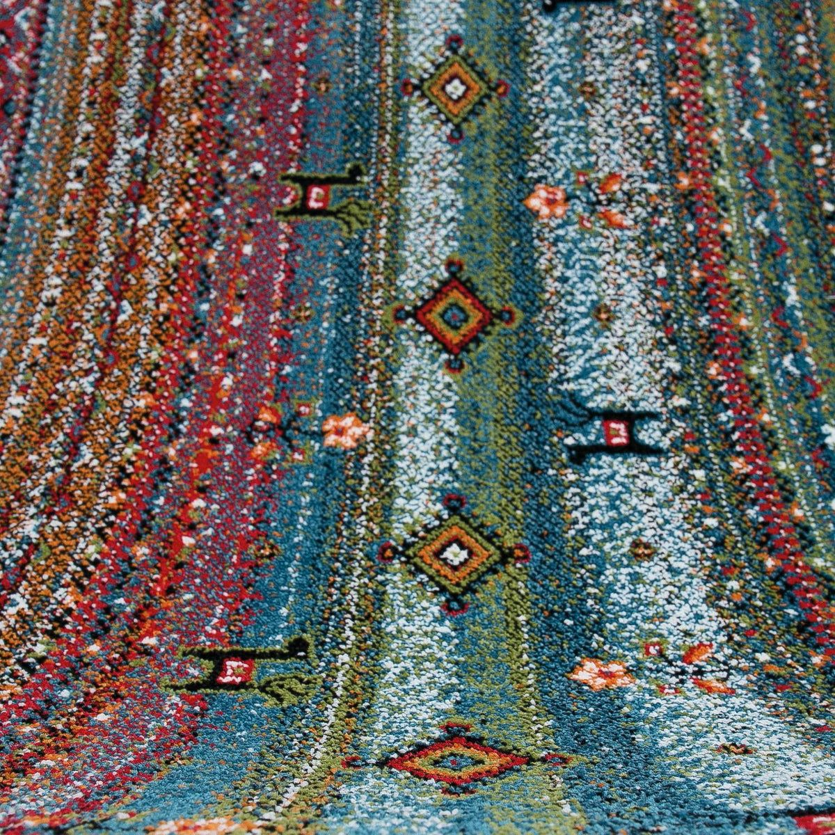 California9550 Multicolor Klassisches Design Teppich-zoom-3