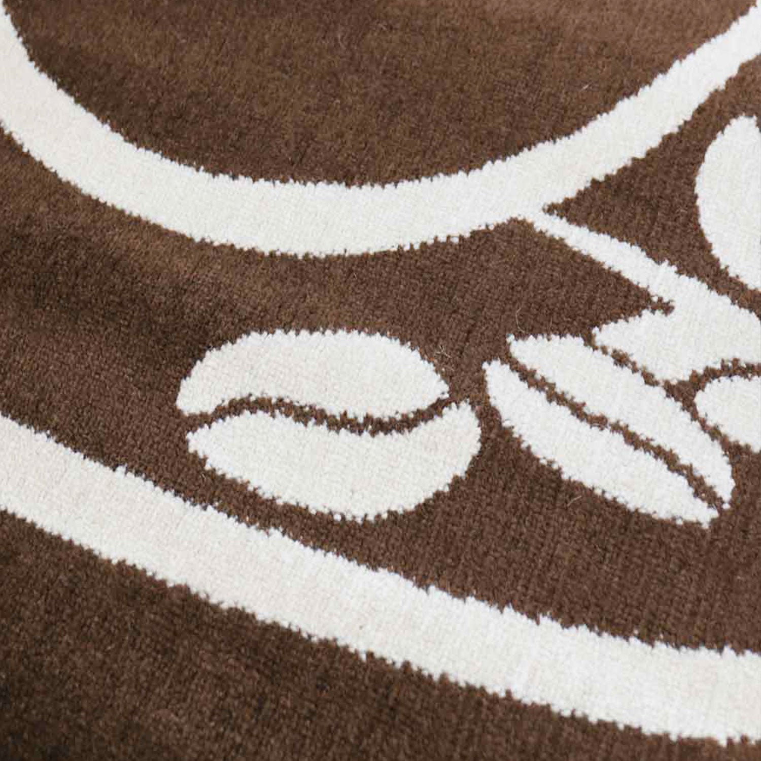 Küchenteppich Braun Trendiger Kaffee Teppich, Cappuccino Muster Tasse Kurzflor-zoom-5