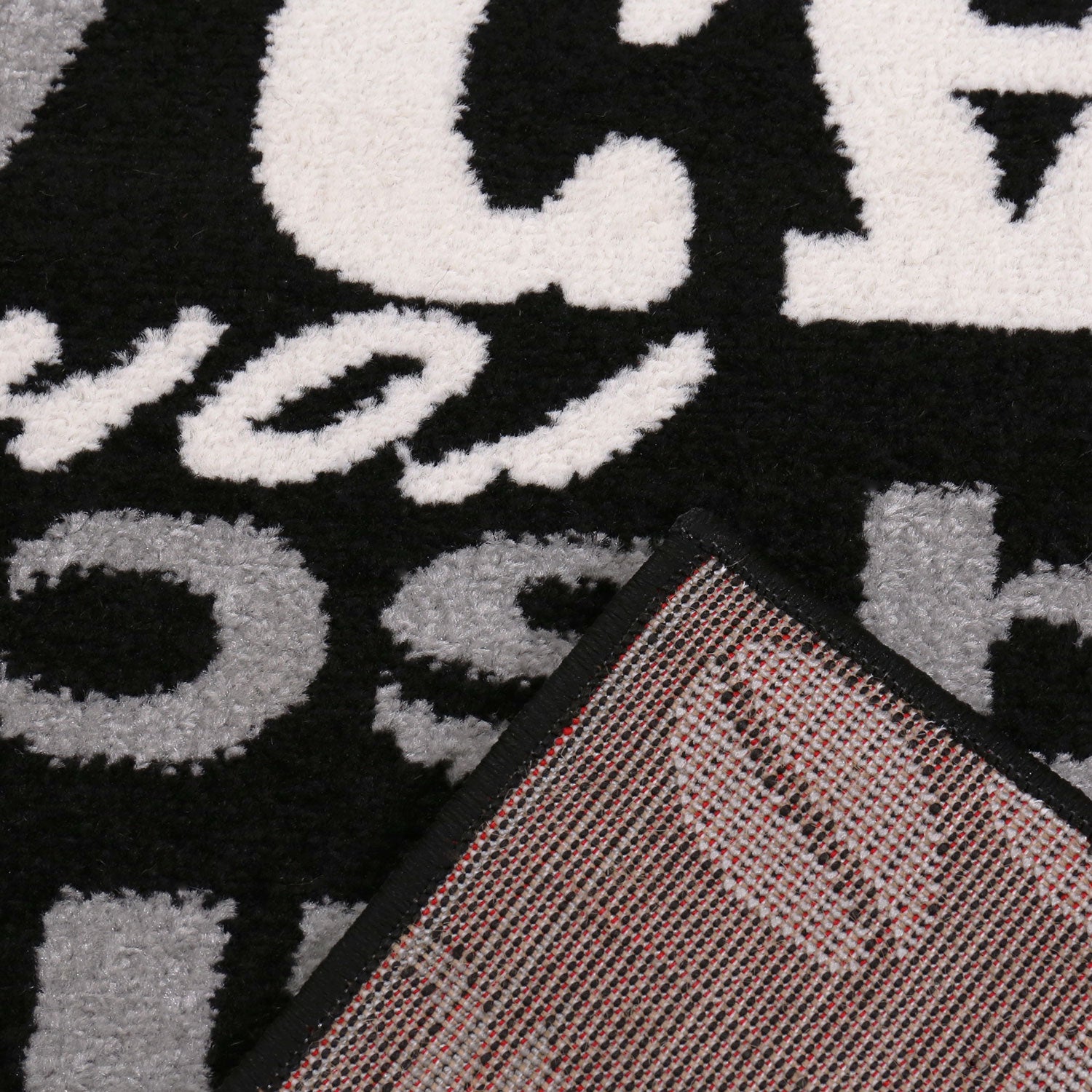 Küchenteppich Teppichläufer Coffee Design Modern Kaffee Muster in Schwarz ideal für die Lounge oder Küche-4