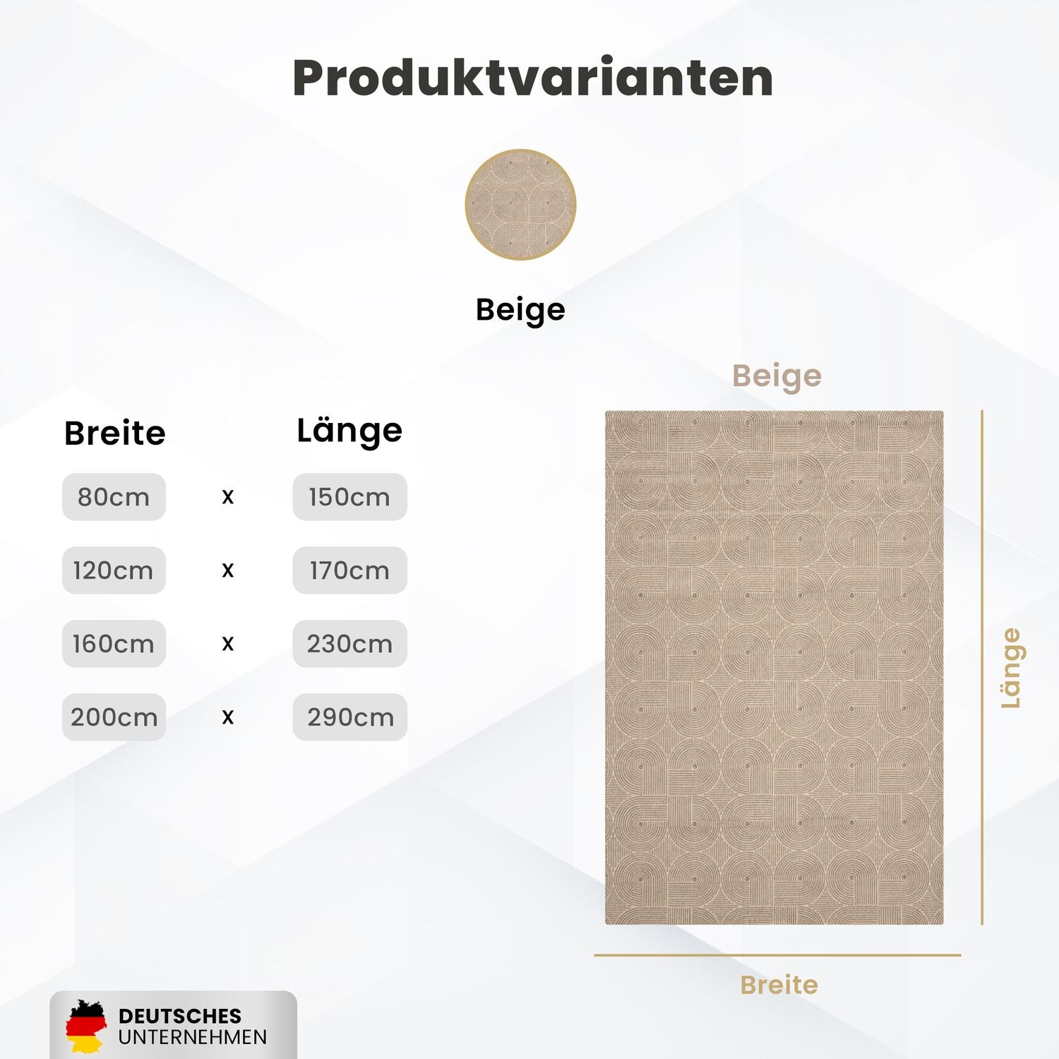 Kurzflor Teppich Boho 3D Hoch-Tief-Effekt – Teppich Wohnzimmer & Schlafzimmer